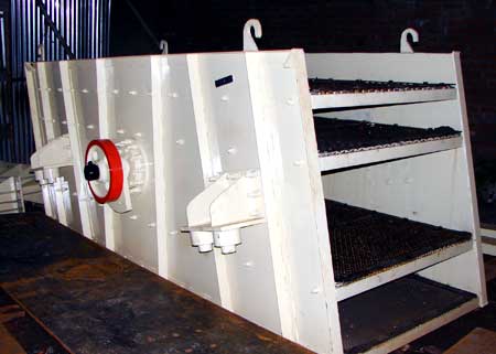 Vibrating screen, Capacity(Ton/Hr) : 10