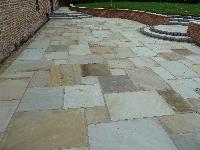 Polished Mint Fossil Sandstone, For Hotel, Kitchen, Office, Restaurant, Size : 12x12ft12x16ft, 18x18ft