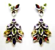 CUT-ER-005-Gemstone Earrings
