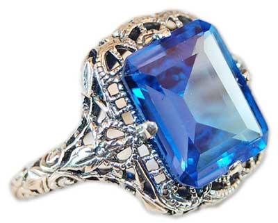 Silver Filigree Ring, Silver Rings Sfr-001