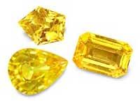 Yellow Sapphire Stone, For Necklace, Ring