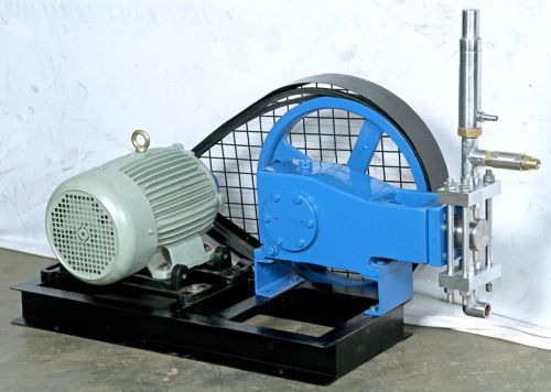 'Hi-Test' Electric SS304 V Belt Operated Pressure Testing Pump