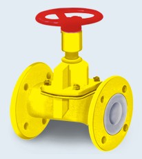 PTFE Lined Diaphragm Valve