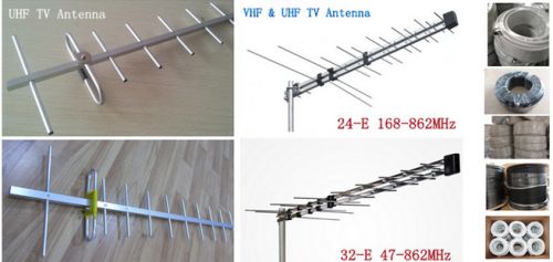 VHF&UHF:47-862MHz Aluminum Outdoor VHF UHF TV Antenna