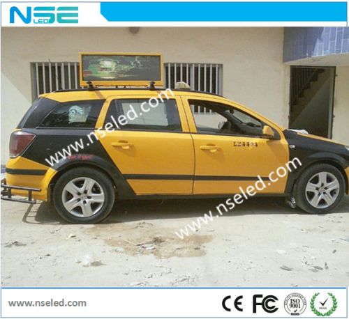 Taxi Top Advertising LED Display Sign, Tube Chip Color : full color