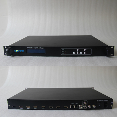 Digital TV 8xHDMI MPEG-4/H.264 HD Encoder Modulator CS-60802 Series