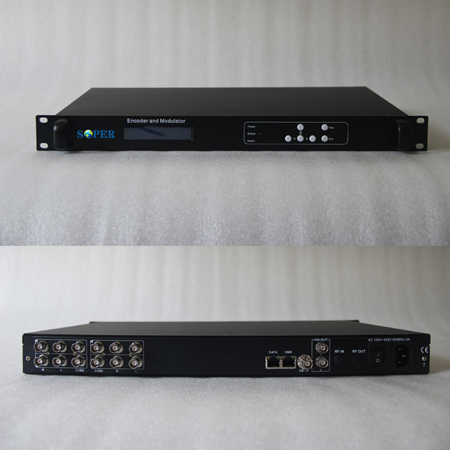 Digital TV Encoder 8xCVBS MPEG-2 Encoder CS-10801