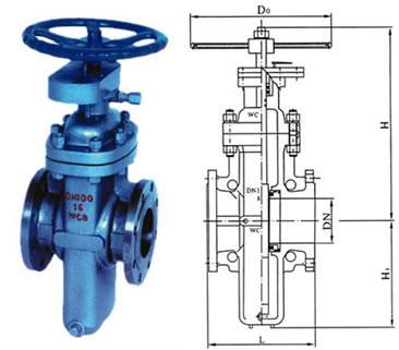 Dark Polk Flat Panel Gate Valve, Brand Name : HISUN
