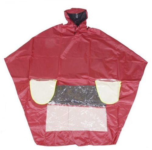 R-1020A-PL-3 RED POLYESTER MOTORCYCLE RAIN GEAR