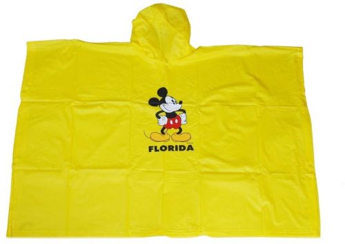 R-1020K-2004 YELLOW DISNEY MICKY MOUSE PVC VINYL BOYS RAINCOAT