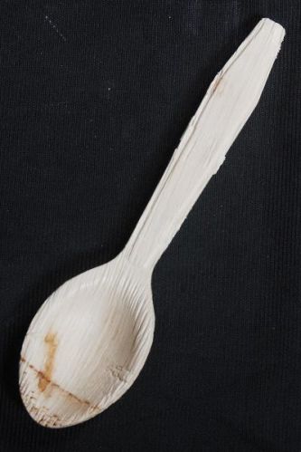Areca Leaf Spoons, Size : 5 Inches