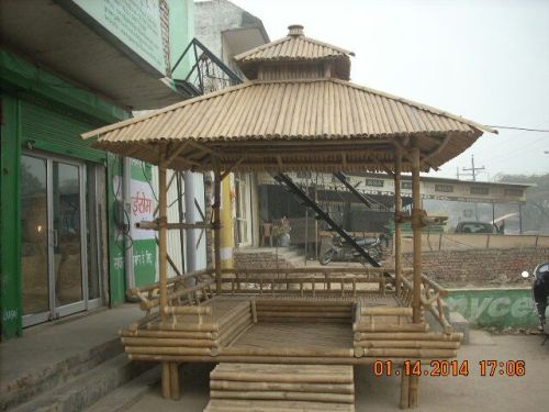 Bamboo Gazebo, Color : MASTARD