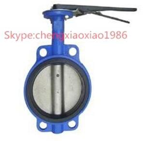 Wafer Type Cast Iron Butterfly Valve, Port Size : DN40-DN800 for adjust