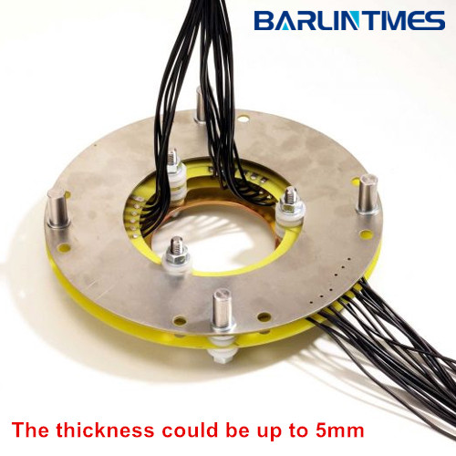 Pancake Slip Ring With Through Bore 50RPM From Barlin Times