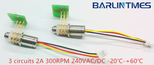 Separate Slip Ring Of 3 Circuits 300 RPM From Barlin Times