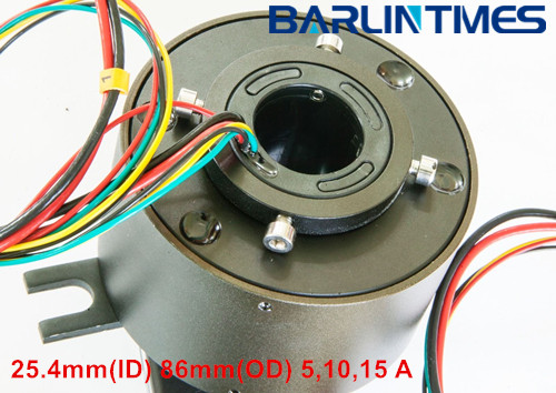 Through Bore Slip Ring Of 25mm Through Bore 5/10/15A For Radar,militar