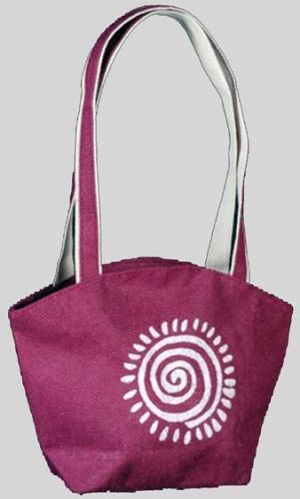 Jute Fancy Bags, Color : MAROON