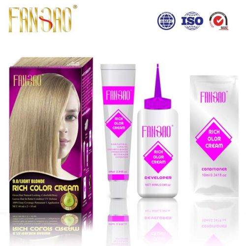 Shiny Home Used Hair Color Cream, Brand Name : FANGAO, Form : OEM