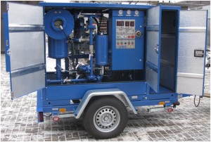 Mobile Trailer Vacuum Transformer Oil Purifier