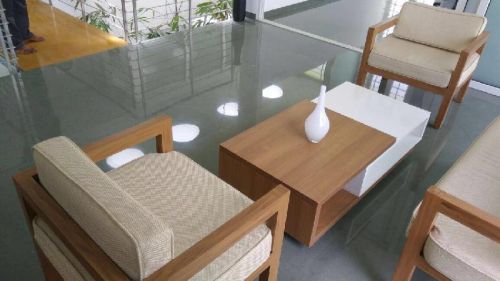 Polished Plain Kota Stone Tiles, Shape : Rectangular