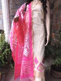 Banarasi Chanderi Suits, Technics : Attractive Pattern
