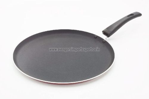 Plain Non Stick Dosa Tawa, Handle Material : Plastic