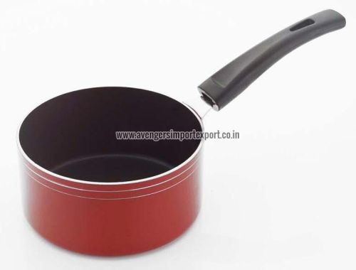 Coated Non Stick Saucepan, For Cooking, Feature : Fast Cooking, Fine Finished, Light Weight