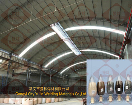 Welding Consumable Agglomerated Flux, Brand Name : YULIN