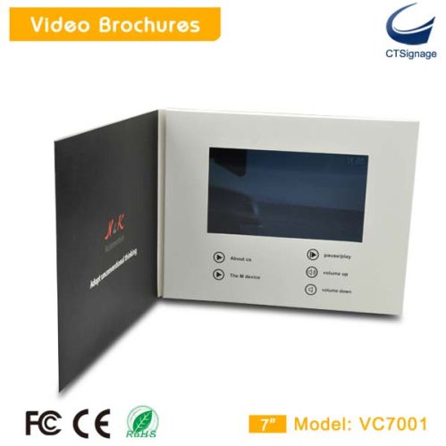 LCD Video Brochure Card ,greeting Card for Business promotion