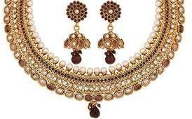 Imitation necklace set, Finishing : Polished