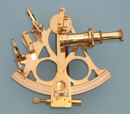 Polished Brass Sextant, Size : 4inch, 5inch, 6inch