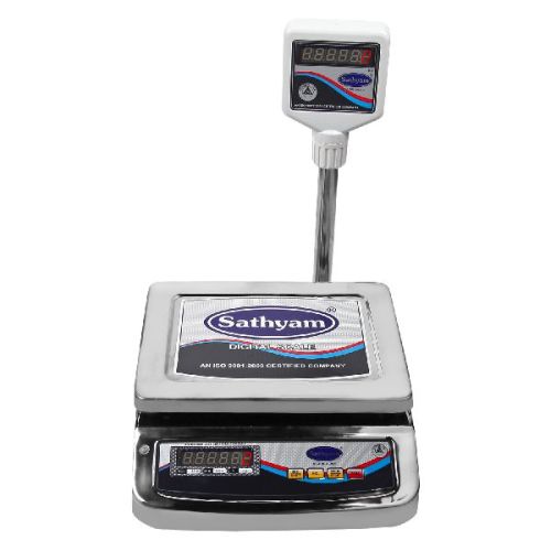 Regular SS Table Top Weighing Scale, Display Type : LED
