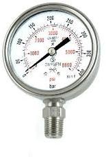 Vishwa S.S Economical Pressure Gauge, Certification : YES