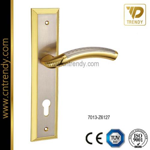 ZINC ALLOY Lever Handle On Backplate, Brand Name : TRENDY for DOOR