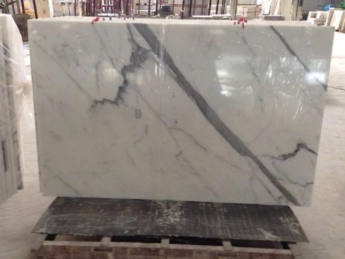 Hot Sales Staturio White Marble Slab Countertop Designs With Aluminum