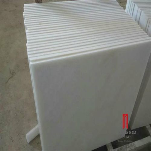 Imported Polished Burma Staturio White Marble Tile