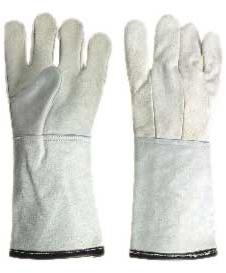 Long Finger Leather Gloves