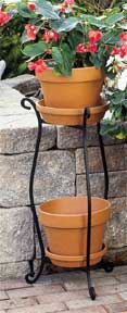 PD-02 Wrought Iron Plant Stand