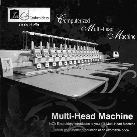 Computerized Multi Head Embroidery Machine