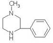 1-methyl-3-phenyl Piperazine