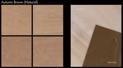 Autumn Brown Paving Sandstone (Natural)