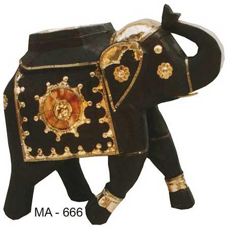 Wooden Elephant (MA - 666)