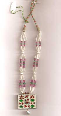 Enamel Necklace (D 1)