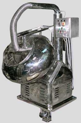 Coating pan, Finishing : Chrome Finish