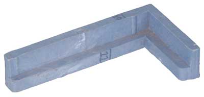 P Pipe Small Aluminium Frame Corner