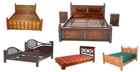 Wooden bed, Shape : Rectangular, Square