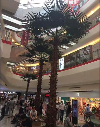 2016 Shopping Mall Decoration Artificial Washington Palm Tree For Sale