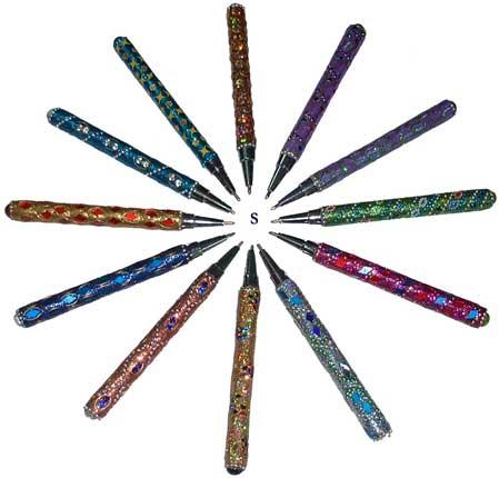 Lac Pens With Glitter