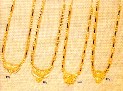 GM-01 Gold Mangalsutra, Size : 10mm