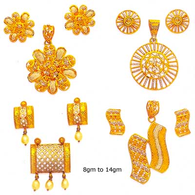 Gold Pendant Set GPS-03